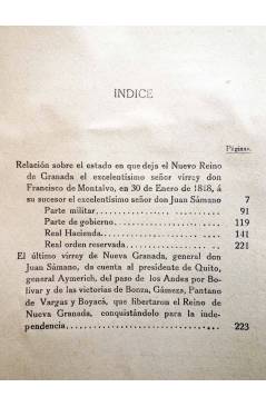 Muestra 1 de LOS ÚLTIMOS VIRREYES DE NUEVA GRANADA (Francisco Montalvo / Juan Sámano) América Circa 1920. INTONSO