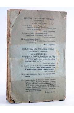 Contracubierta de AYACUCHO EN BUENOS AIRES Y PREVARICACIÓN DE RIVADAVIA (Gabriel René-Moreno) América Circa 1920. INTONS