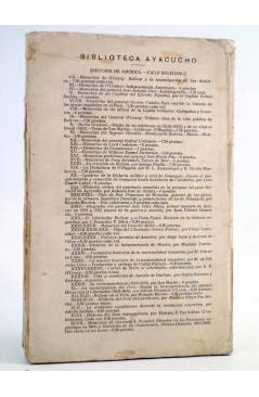 Contracubierta de BIBLIOTECA ANDRÉS BELLO. CUENTOS PASIONALES (A. Hernández Catá) América 1920. INTONSO