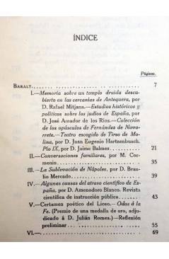 Muestra 1 de BIBLIOTECA ANDRÉS BELLO. LETRAS ESPAÑOLAS. PRIMERA MITAD DEL SIGLO XIX (Rafael María Baralt) América Circa 