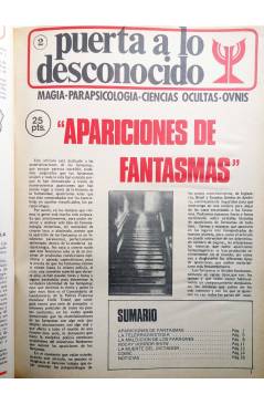 Muestra 2 de PUERTA A LO DESCONOCIDO ALBUM EXTRA 1 A 10. COMPLETA EN UN TOMO (Vvaa) Producciones Editoriales 1977