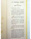 Muestra 2 de ¿Y AHORA QUÉ? (Hans Fallada) Edita 1951