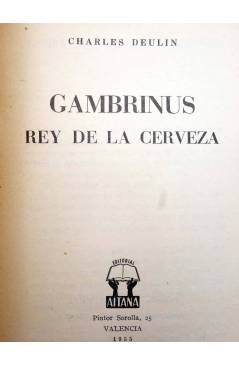 Muestra 4 de GAMBRINUS REY DE LA CERVEZA (Charles Deulin) Aitana 1955
