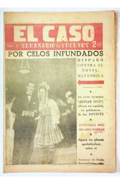 Cubierta de EL CASO. SEMANARIO DE SUCESOS 51. 26 DE ABRIL DE 1953 (Vvaa) Prensa Castellana 1953