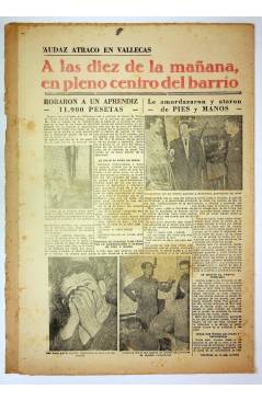 Contracubierta de EL CASO. SEMANARIO DE SUCESOS 96. 7 DE MARZO DE 1954. INCOMPLETO (Vvaa) Prensa Castellana 1954