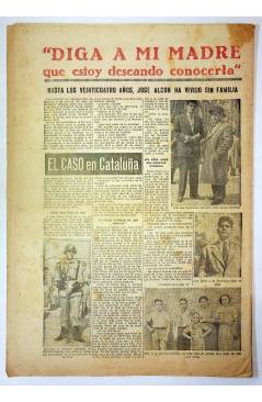 Contracubierta de EL CASO. SEMANARIO DE SUCESOS 100. 4 DE ABRIL DE 1954. INCOMPLETO (Vvaa) Prensa Castellana 1954