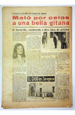 Contracubierta de EL CASO. SEMANARIO DE SUCESOS 108. 30 DE MAYO DE 1954. INCOMPLETO (Vvaa) Prensa Castellana 1954