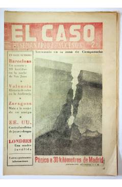 Cubierta de EL CASO. SEMANARIO DE SUCESOS 113. 4 DE JULIO DE 1954 (Vvaa) Prensa Castellana 1954