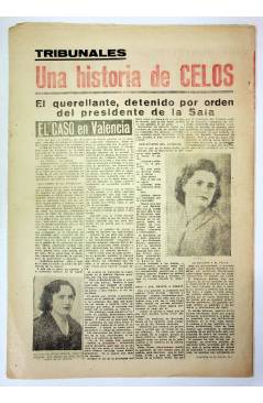 Contracubierta de EL CASO. SEMANARIO DE SUCESOS 113. 4 DE JULIO DE 1954 (Vvaa) Prensa Castellana 1954