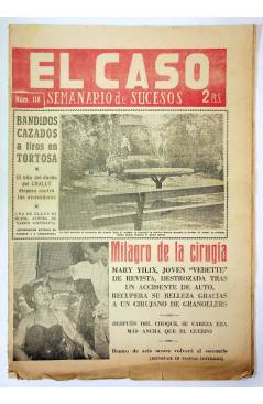 Cubierta de EL CASO. SEMANARIO DE SUCESOS 118. 8 DE AGOSTO DE 1954 (Vvaa) Prensa Castellana 1954