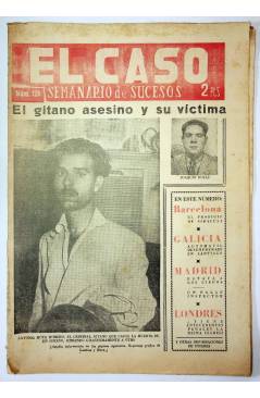 Cubierta de EL CASO. SEMANARIO DE SUCESOS 120. 22 DE AGOSTO DE 1954 (Vvaa) Prensa Castellana 1954