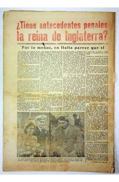 Contracubierta de EL CASO. SEMANARIO DE SUCESOS 120. 22 DE AGOSTO DE 1954 (Vvaa) Prensa Castellana 1954