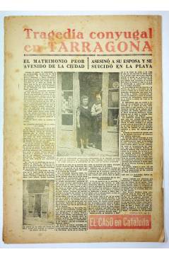 Contracubierta de EL CASO. SEMANARIO DE SUCESOS 123. 12 DE SEPTIEMBRE DE 1954 (Vvaa) Prensa Castellana 1954