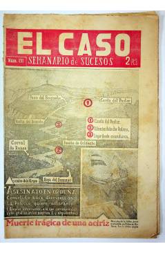 Cubierta de EL CASO. SEMANARIO DE SUCESOS 131. 7 DE NOVIEMBRE DE 1954 (Vvaa) Prensa Castellana 1954