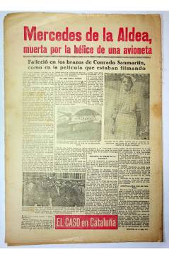Contracubierta de EL CASO. SEMANARIO DE SUCESOS 131. 7 DE NOVIEMBRE DE 1954 (Vvaa) Prensa Castellana 1954