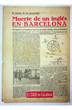 Contracubierta de EL CASO. SEMANARIO DE SUCESOS 145. 13 DE FEBRERO DE 1955 (Vvaa) Prensa Castellana 1955