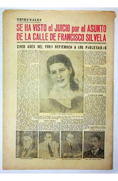 Contracubierta de EL CASO. SEMANARIO DE SUCESOS 149. 13 DE MARZO DE 1955 (Vvaa) Prensa Castellana 1955