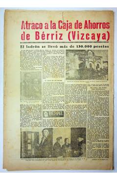 Contracubierta de EL CASO. SEMANARIO DE SUCESOS 150. 20 DE MARZO DE 1955 (Vvaa) Prensa Castellana 1955