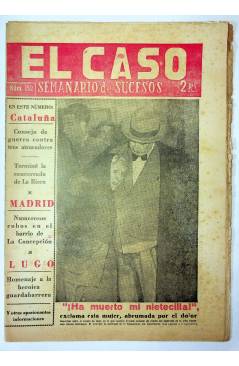 Cubierta de EL CASO. SEMANARIO DE SUCESOS 152. 3 DE ABRIL DE 1955 (Vvaa) Prensa Castellana 1955