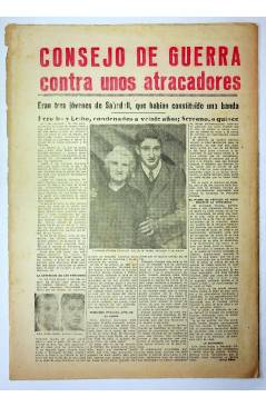Contracubierta de EL CASO. SEMANARIO DE SUCESOS 152. 3 DE ABRIL DE 1955 (Vvaa) Prensa Castellana 1955