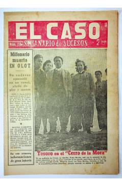 Cubierta de EL CASO. SEMANARIO DE SUCESOS 153. 10 DE ABRIL DE 1955 (Vvaa) Prensa Castellana 1955