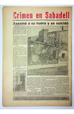 Contracubierta de EL CASO. SEMANARIO DE SUCESOS 153. 10 DE ABRIL DE 1955 (Vvaa) Prensa Castellana 1955
