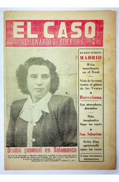 Cubierta de EL CASO. SEMANARIO DE SUCESOS 157. 8 DE MAYO DE 1955 (Vvaa) Prensa Castellana 1955