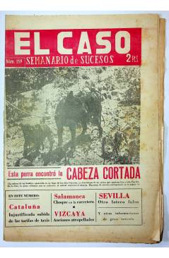 Cubierta de EL CASO. SEMANARIO DE SUCESOS 159. 22 DE MAYO DE 1955 (Vvaa) Prensa Castellana 1955