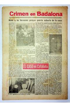 Contracubierta de EL CASO. SEMANARIO DE SUCESOS 173. 28 DE AGOSTO DE 1955. INCOMPLETO (Vvaa) Prensa Castellana 1955