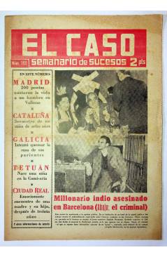 Cubierta de EL CASO. SEMANARIO DE SUCESOS 193. 14 DE ENERO DE 1956 (Vvaa) Prensa Castellana 1956