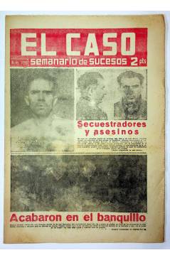 Cubierta de EL CASO. SEMANARIO DE SUCESOS 196. 4 DE FEBRERO DE 1956 (Vvaa) Prensa Castellana 1956