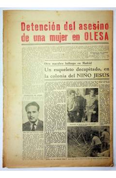 Contracubierta de EL CASO. SEMANARIO DE SUCESOS 205. 7 DE ABRIL DE 1956 (Vvaa) Prensa Castellana 1956