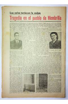 Contracubierta de EL CASO. SEMANARIO DE SUCESOS 219. 14 DE JULIO DE 1956 (Vvaa) Prensa Castellana 1956
