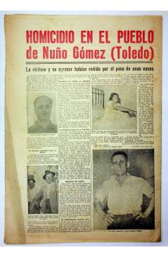 Contracubierta de EL CASO. SEMANARIO DE SUCESOS 220. 21 DE JULIO DE 1956 (Vvaa) Prensa Castellana 1956