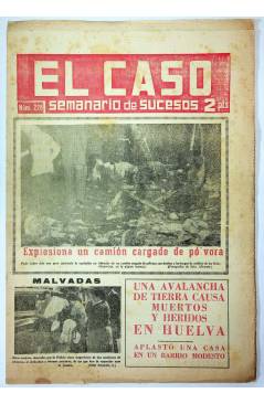 Cubierta de EL CASO. SEMANARIO DE SUCESOS 228. 15 DE SEPTIEMBRE DE 1956 (Vvaa) Prensa Castellana 1956
