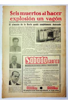 Contracubierta de EL CASO. SEMANARIO DE SUCESOS 234. 27 DE OCTUBRE DE 1956 (Vvaa) Prensa Castellana 1956