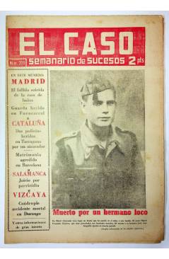 Cubierta de EL CASO. SEMANARIO DE SUCESOS 235. 3 DE NOVIEMBRE DE 1956 (Vvaa) Prensa Castellana 1956