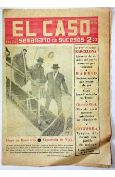 Cubierta de EL CASO. SEMANARIO DE SUCESOS 242. 22 DE DICIEMBRE DE 1956 (Vvaa) Prensa Castellana 1956