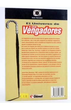 Contracubierta de BIBLIOTECA DR. VÉRTIGO 19. EL UNIVERSO DE LOS VENGADORES (Xavier Pérez) Glenat 1998