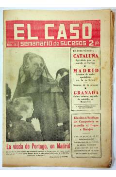 Cubierta de EL CASO. SEMANARIO DE SUCESOS 263. 18 DE MAYO DE 1957 (Vvaa) Prensa Castellana 1957