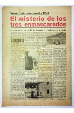 Contracubierta de EL CASO. SEMANARIO DE SUCESOS 265. 1 DE JUNIO DE 1957 (Vvaa) Prensa Castellana 1957