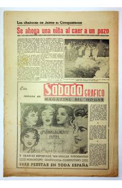 Contracubierta de EL CASO. SEMANARIO DE SUCESOS 269. 29 DE JUNIO DE 1957 (Vvaa) Prensa Castellana 1957