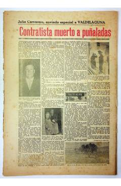 Contracubierta de EL CASO. SEMANARIO DE SUCESOS 274. 3 DE AGOSTO DE 1957 (Vvaa) Prensa Castellana 1957