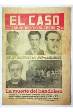 Cubierta de EL CASO. SEMANARIO DE SUCESOS 279. 7 DE SEPTIEMBRE DE 1957 (Vvaa) Prensa Castellana 1957
