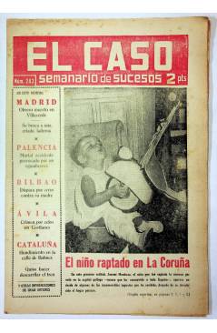 Cubierta de EL CASO. SEMANARIO DE SUCESOS 283. 5 DE OCTUBRE DE 1957 (Vvaa) Prensa Castellana 1957