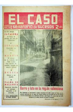 Cubierta de EL CASO. SEMANARIO DE SUCESOS 286. 20 DE OCTUBRE DE 1957 (Vvaa) Prensa Castellana 1957