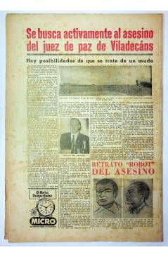 Contracubierta de EL CASO. SEMANARIO DE SUCESOS 286. 20 DE OCTUBRE DE 1957 (Vvaa) Prensa Castellana 1957