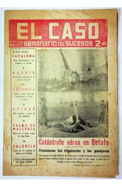 Cubierta de EL CASO. SEMANARIO DE SUCESOS 287. 2 DE NOVIEMBRE DE 1957 (Vvaa) Prensa Castellana 1957