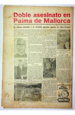 Contracubierta de EL CASO. SEMANARIO DE SUCESOS 287. 2 DE NOVIEMBRE DE 1957 (Vvaa) Prensa Castellana 1957