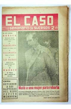 Cubierta de EL CASO. SEMANARIO DE SUCESOS 288. 9 DE NOVIEMBRE DE 1957 (Vvaa) Prensa Castellana 1957